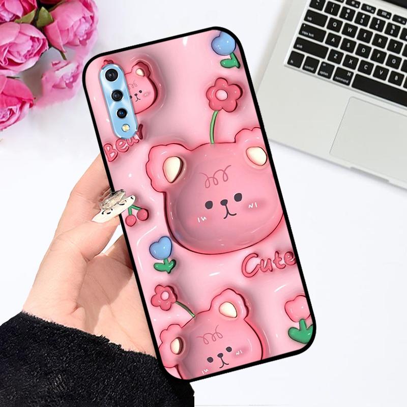 For Vivo iQOO Neo 855 5G Case iQOO Z5 Cute Cartoon Astronaut Soft Silicone TPU Phone Cover For VIVO S1 Y7S 4G Global Coque Funda