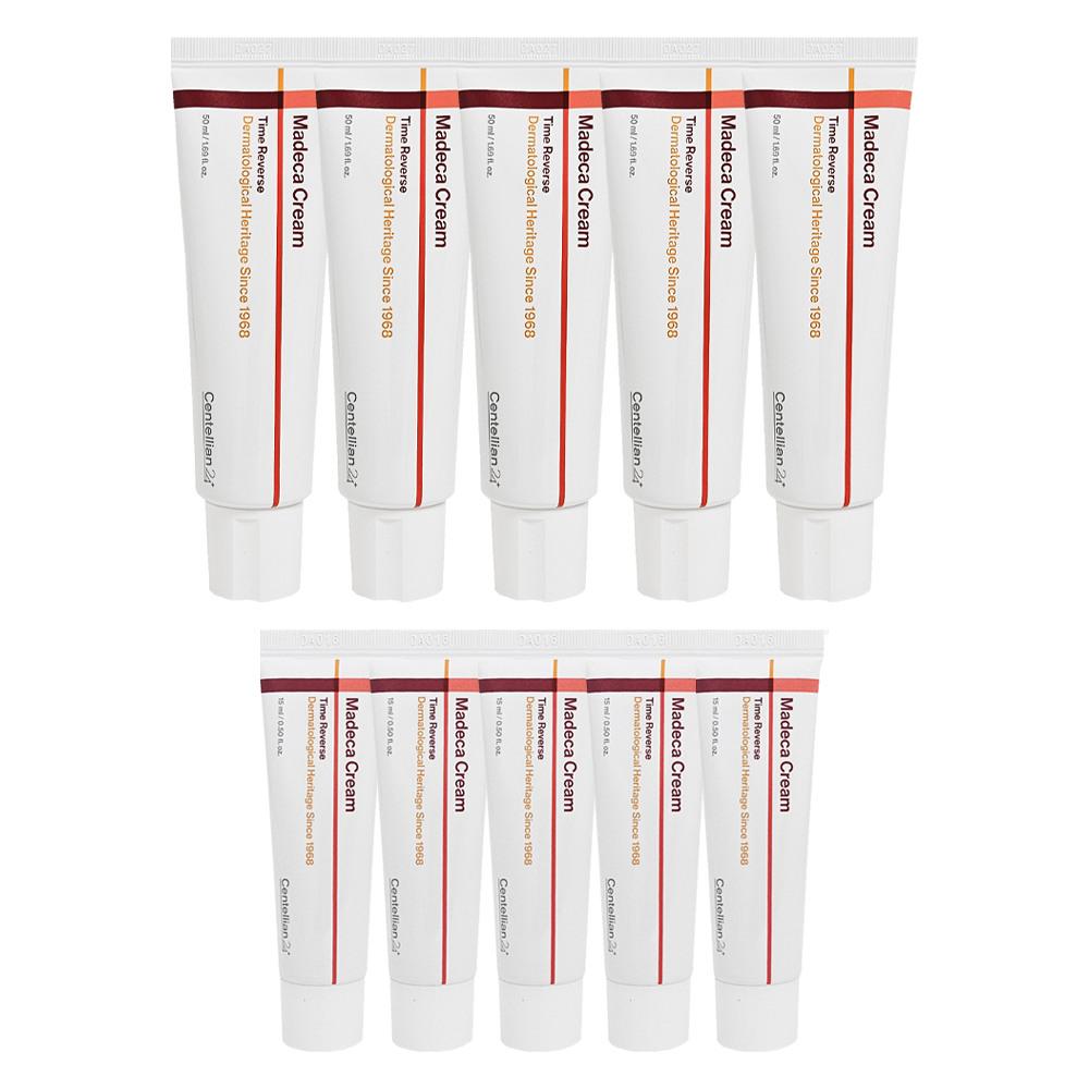 CENTELLIAN24 Madeca Cream Season 7 50ml x 5 + 15ml x 5 Madeca Cream Time Reverse 50ml x 5 + 15ml x 5