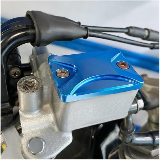 Front Brake Reservoir Cover Motorcycle Front Brake Fluid Reservoir Cover Cap for Yam&aha WR250R 2007-2020 WR250X 2007-2017 YFZ 450 450R 450X Raptor