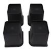 4Pcs Furniture Riser 6in Heavy Duty Slip Proof ABS Bed Rise Lift Block for Chair Sofa