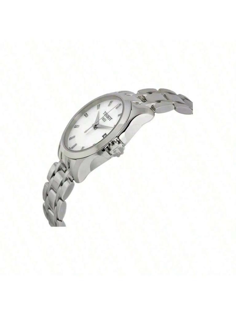 This Tissot Couto Series Quartz-movement Calendar Watch Women Stylish Simple, Suitable Business, Sports, Formal Occasions. Rui T035.210.11.011.00