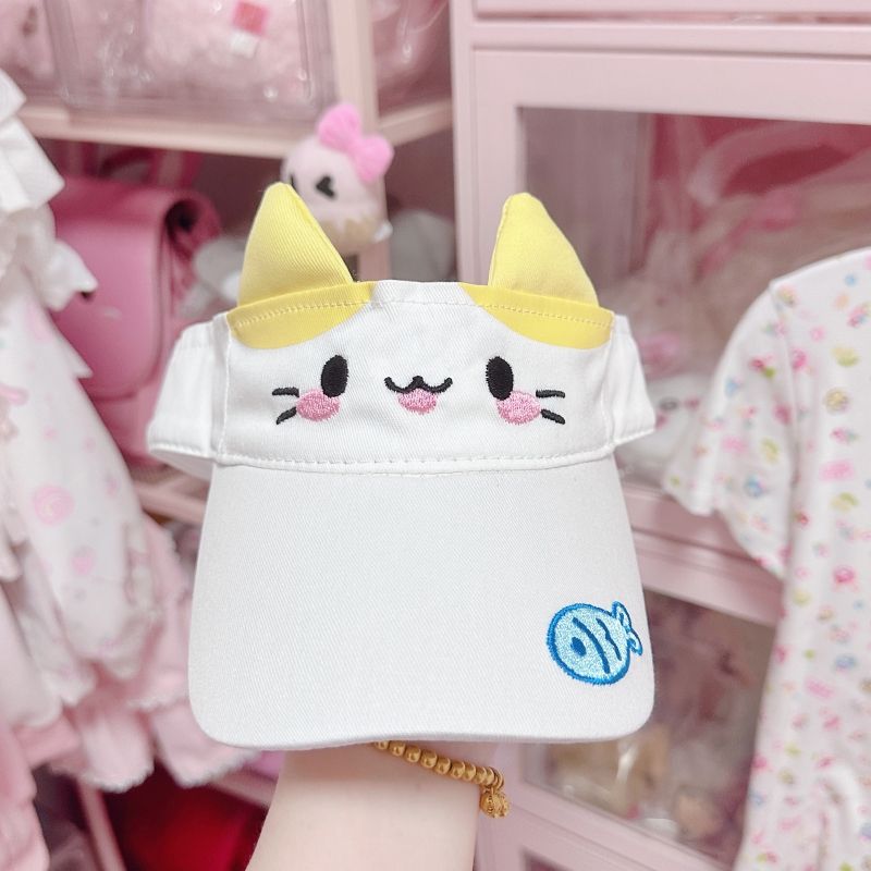 

Шапка Сладкая Вата Милая Мультяшная Женская Ins Кепка с Козырьком Сладкая Девичья Прилегающая к Лицу Дышащая Прилегающая к Лицу Маленькая Солнцезащитная Marshmallow cap One size