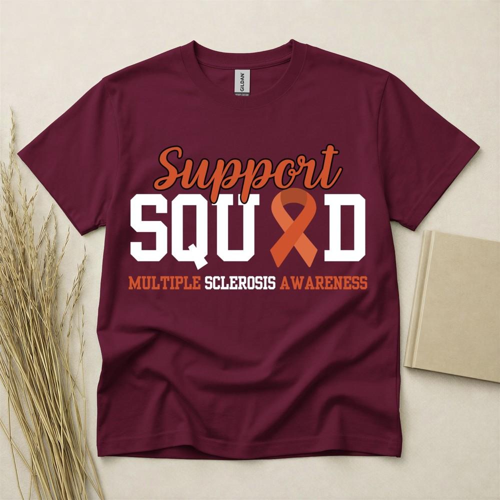 Multiple Sclerosis T Shirt Ms T Shirt Awareness Tee Support Illness Shirt Ribbon