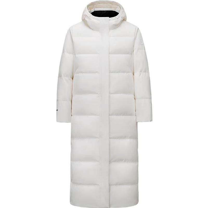 Anta Women s Six-Degree Core Long Hooded Goose Down Coat M (Women s 165cm)