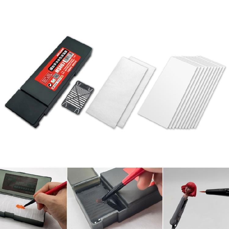 Sturdy Plastic Moisture Box Sturdy DIY Modeling Tool For Stable Paints And Easily Cleaning After Use