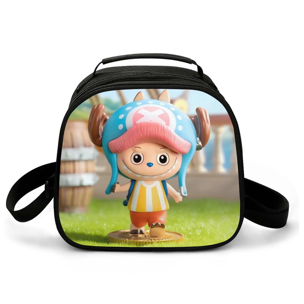 Picnic Bag Primary And Secondary School Students Thermal Insulation Bag Cartoon Animation Handbag Lightweight Wear-Resistant Lunch Box Bag