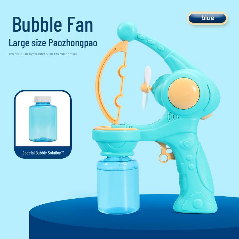 

Children s Electric Bubble Gun with Multi-hole Fan - Fully Automatic Angel Bubbles Toy