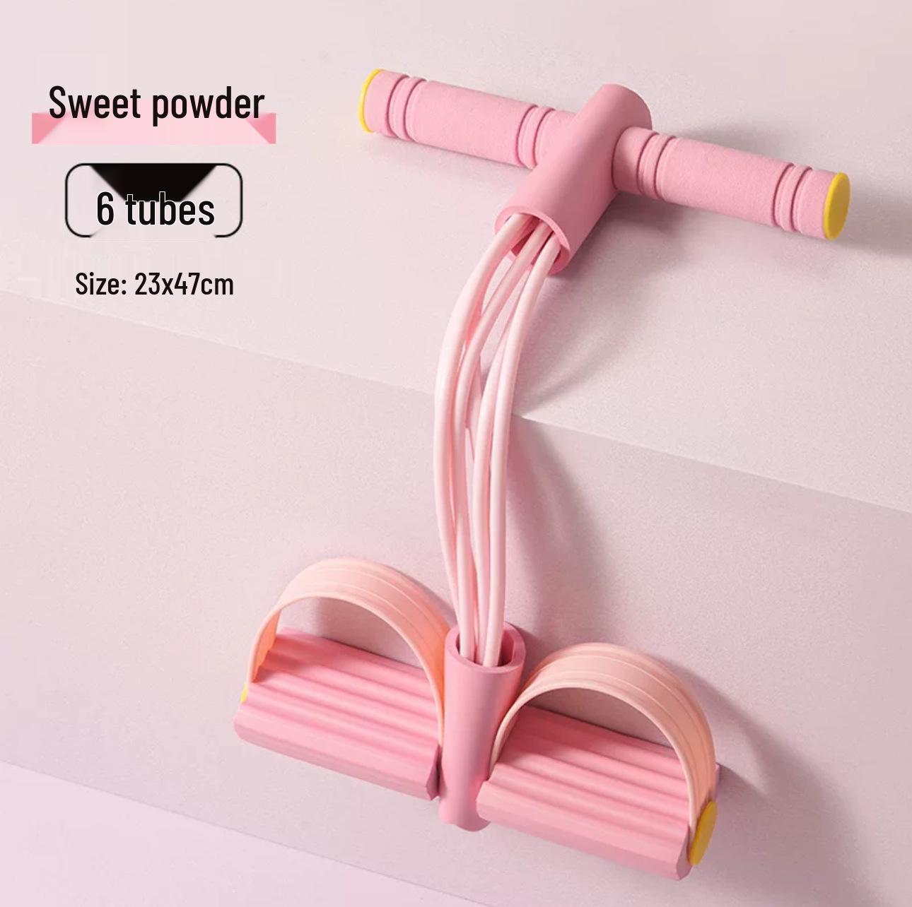 

Эластичная лента с четырьмя трубками для йоги и растяжки всего тела