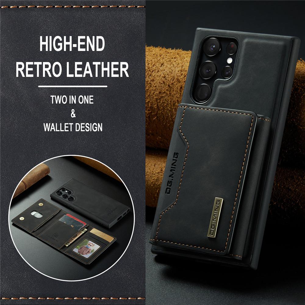 For 2 in 1 Detachable Magnetic Leather Case for Samsung Galaxy S20 S21 S22 S23 S24 Ultra Plus FE Wallet Cover Cards Holder Pocket