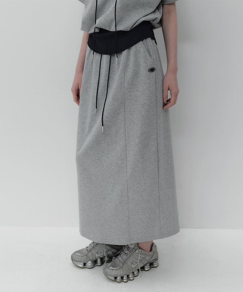 Teuwi Mentor Cutout Banding Long Skirt