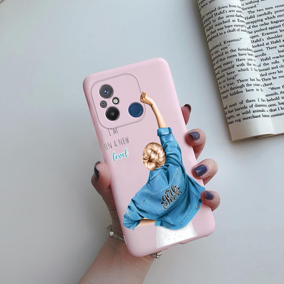 For Xiaomi Redmi 12C Case Cute Love Heart Phone Case Bumper Back Shockproof Soft TPU Cover For Redmi 12C 12 C Case Fundas 6.71''