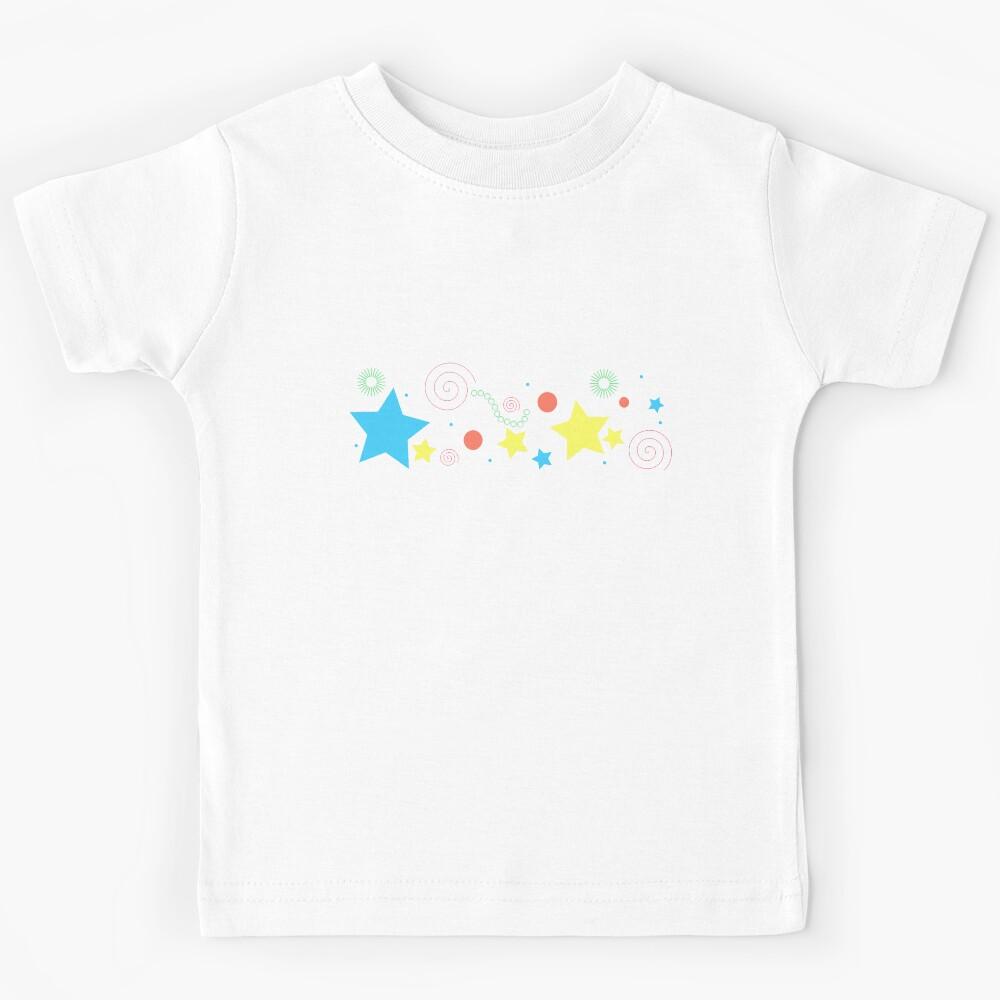 Colorful Star Pattern Kids T-Shirt 170