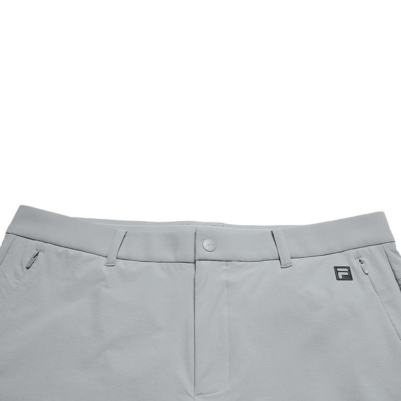 FILA Golf Series Simple Classic Fashion Sports Golf Versatile Comfortable Straight Leg Woven Casual Pants Men bottoms Moon-Eclipse-Gray A11M625807FGY