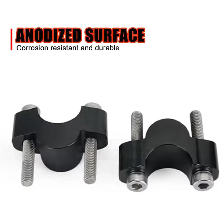 20MM Higher Handlebar Riser Mount Bracket CNC Raise Clamps Handle Bar Clamp Compatible with CFMOTO Ibex 450/Ibex 800 S/T/E 2023 2024 2025,CFMOTO Ibex