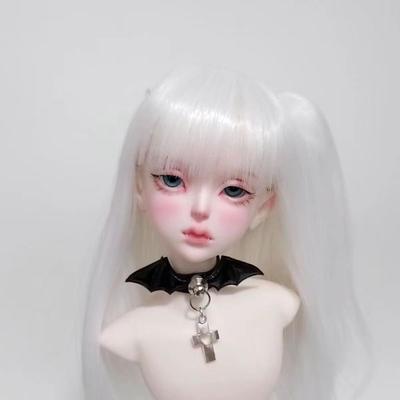 HAMRETHYPPZ 14 16 13 BJD Ball Jointed Doll Dress, Doll Costume, Doll Maid Outfit, Fashionable and Unique BJD Doll Dress-Up, Black Angel Wings and
