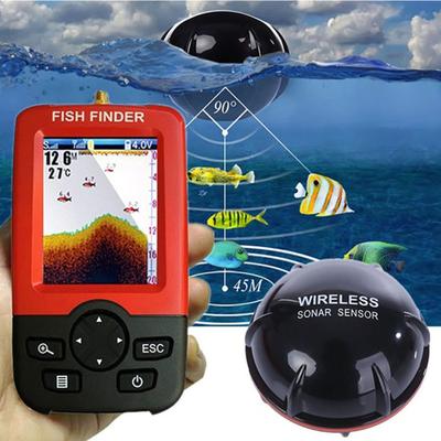 MUQZI Sports Accessory Lake Sea Fishing Smart Portable Fish Finder Depth Alarm Wireless Sonar Sensor