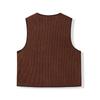 Men's suit pointed corner casual corduroy vest new autumn and winter trend vest loose coat men 7922