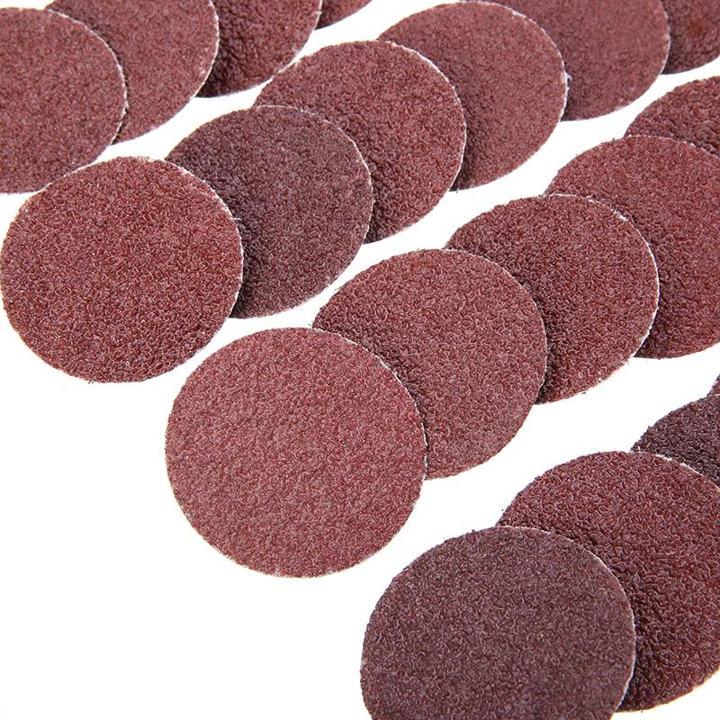 Pdtoweb 25pcs 2inch 36 Grit Roll Lock Coarse Sanding Roloc Disc R-Type ...