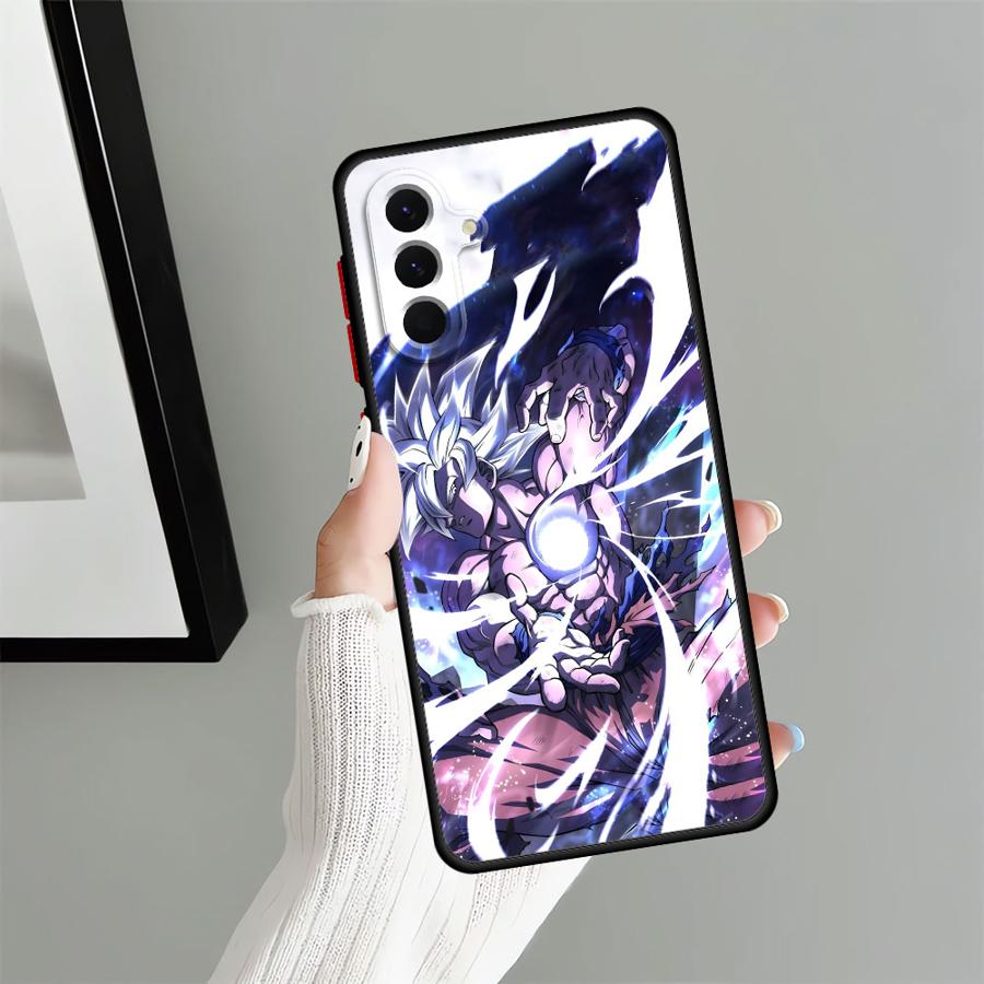 Dragon Ball Advanced Goku Back Phone Cover Case for Samsung Galaxy A25 A26 A35 A36 A73 A22 A54 A52 A56 A34 A53 A24 A21s