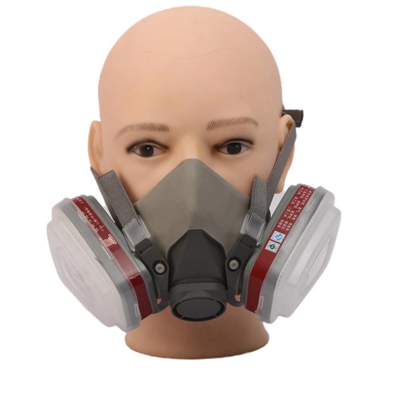 Puda 410 Anti-Gasmaske für Pestizide, Spritzlackierung und biochemische Industrien - Staubdicht und Schutz vor giftigen Gasen.