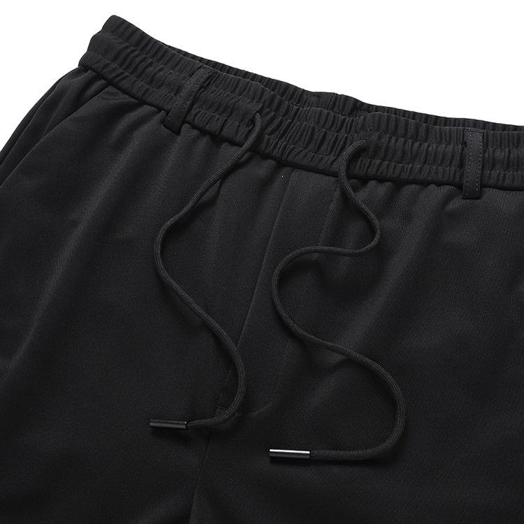 New Recommendation, Spring and Summer Thin Loose Men's Pants, Straight Middle-aged and Elderly Men's Elastic Waist High Waist Casual Pants