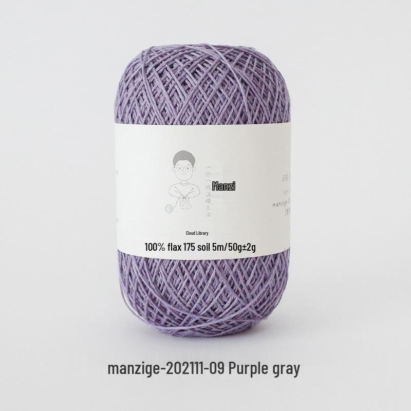 Yunfei 100% Linen No. 5 Fine Thread for Hand-Woven Crochet and Needlework