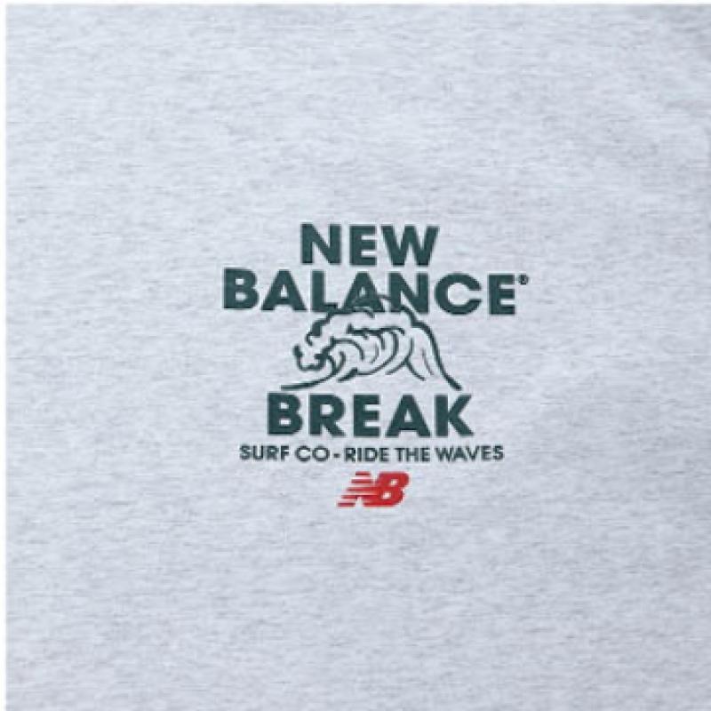 New Balance Half Club  Nbned22623 Lg Summer Wave Graphic Short Sleeve Tee Men