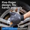 Coral Fleece Five-Finger Car Wash Glove Scratch-Resistant Soft Absorbent Unisex Multi-functional Double-sided Cleaning Gloves