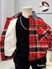 Winter 2025 Boys' Plaid Plus Velvet Thickened Shirt - Stylish Children's Top