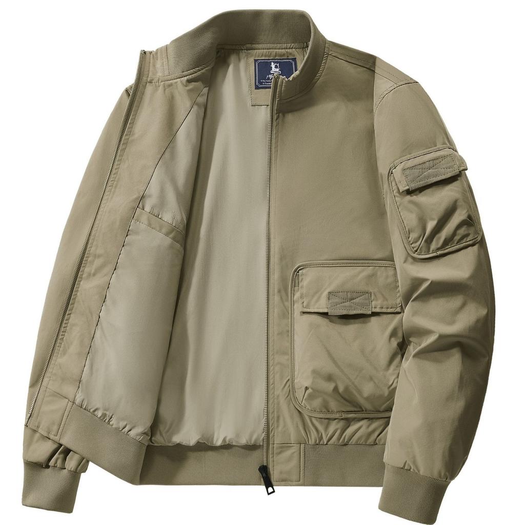 Jacket Jacket Men's Spring and Autumn New Loose Leisure High Street Tooling Flight Suit Jacket Men's