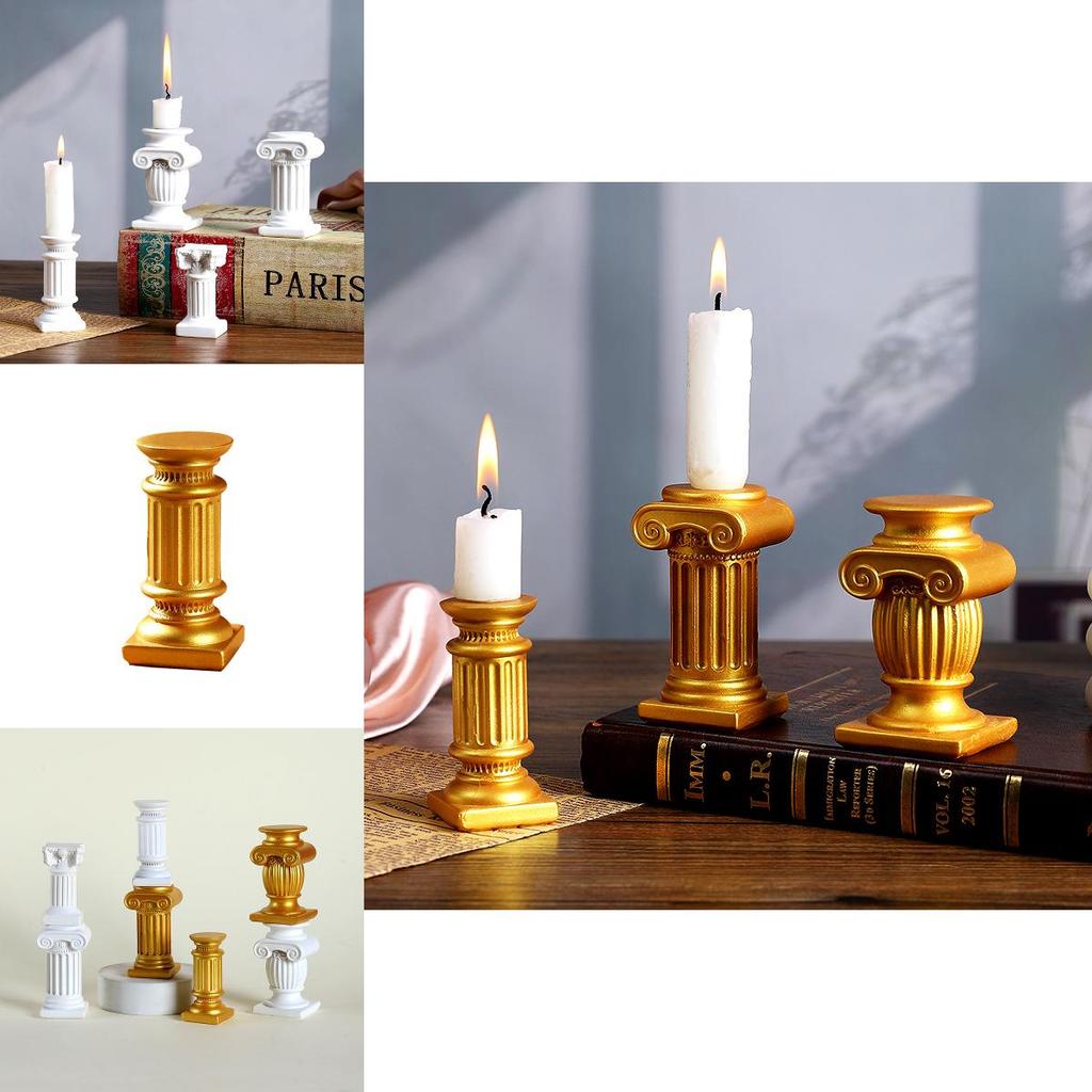 Elegante Harzsäule im römischen Stil für die Tischpräsentation und Geschenkideen