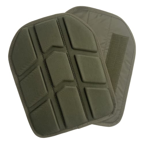 Plate Carrier Soft Pads, Velcro Pads, Airsoft Game Vest Cushion Pads, 2-Piece Set (Green)