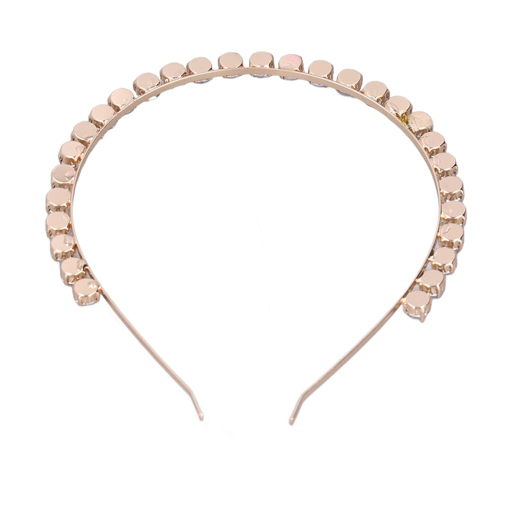 Rhinestone Headband Elastic Adjustable Exquisite Elegant Crystal Hairband for Wedding Dance Parties Photography