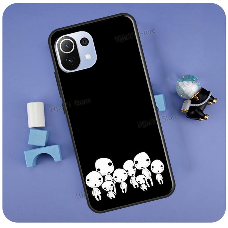 Pouzdro na masku Princess Mononoke pro POCO F3 F2 F1 M3 M4 X4 GT X3 Pro Kryt na telefon Xiaomi 12 10T 11T Pro Mi 11 Lite