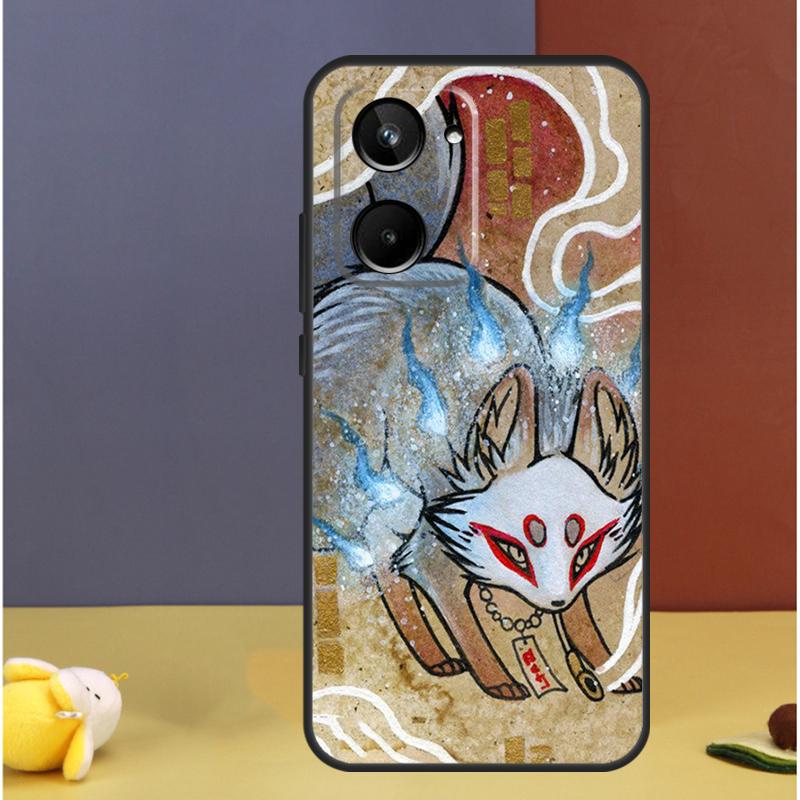 Japanese Style Fox For Realme 15 10 11 12 13 14 Pro Plus C65 C67 C63 C61 C55 C51 C53 C35 C75 GT6 GT7 Pro Case