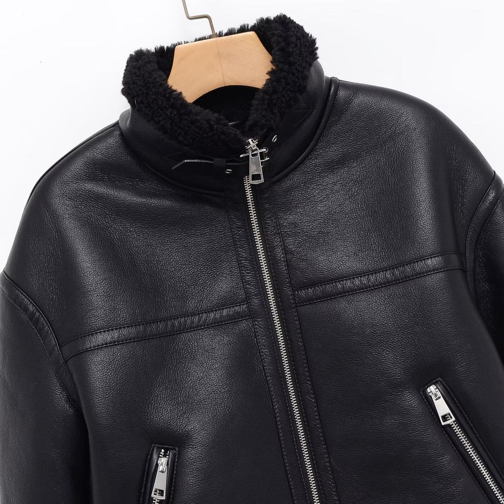 European and American style, new women's clothing, fashionable and casual double-sided fleece jacket 3046/367