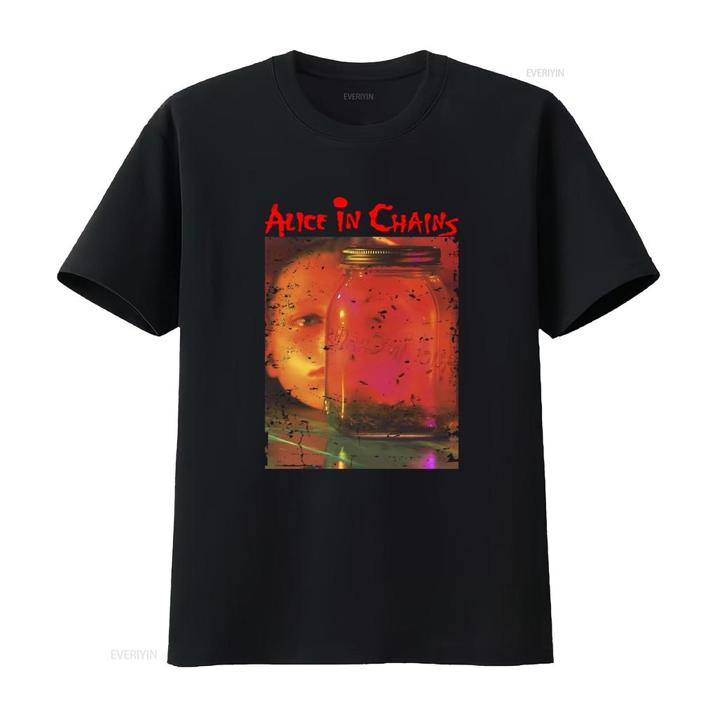Alice In Chains Jar Of Flies T Shirt Front Back Print X Large Rock Band Merch vintage Washed designer clothes Stretched Stylish