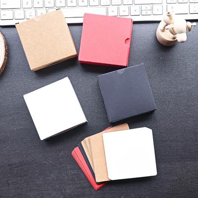 100pcs Retro Double Sided Blank Kraft Paper Card Word Card Note Message Card DIY Postcard Gift Greeting Invitation Card
