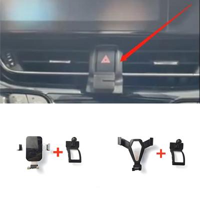 1Lot Plastic Material For 2018-2023 Toyota C-HR CHR C HR Gravity Linkage Special Car Moblie Smart Phone Holder Mount