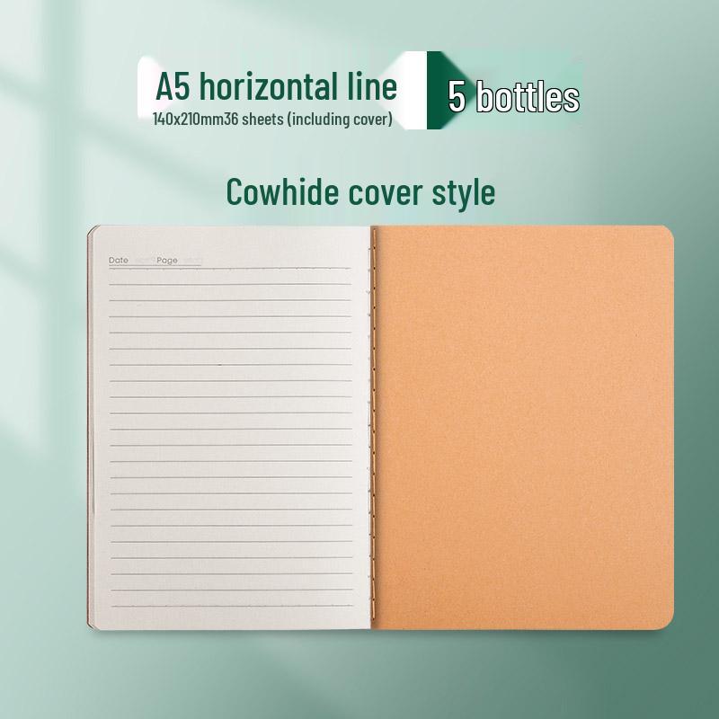 Kraft Paper Notebook for Students - B5, A4, A5 Sizes for Elementary and Junior High School.