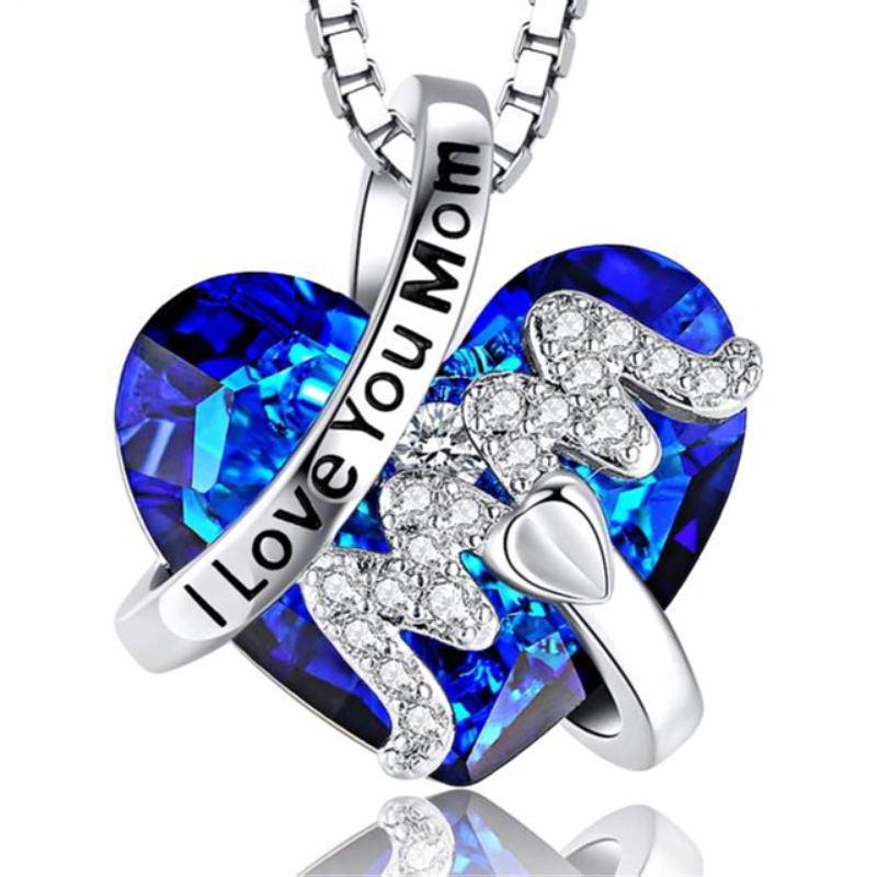 Luxury INS-Style Mother's Day Necklace Pendant - Commemorative Niche Accessory, Europe-America Trend