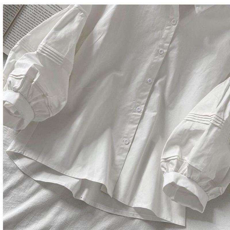 Women's Lantern Puff Sleeve Shirt - Spring, Summer, Autumn, Winter Design In Petite Fashion