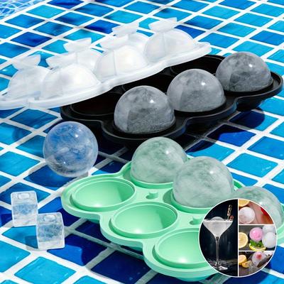 1pc Ice Cube Tray Ice Ball Mold Large Ball Ice Maker Mould, Silicone Ice Cube Mold, Easy Release For Cocktails, Drinks, Whiskey
