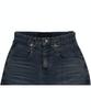 Teulimingbeodeu Front Yoke Denim Long Skirt [ Dark Blue ]