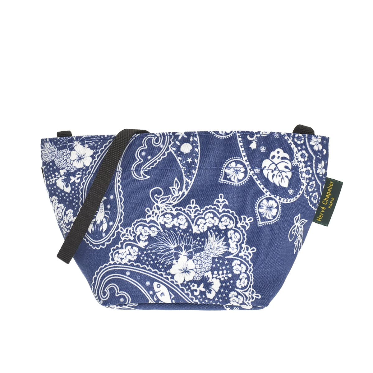 

Herve Chapelier 1927F F39 Mini Cabas Bandouliere Bandana Shoulder Bag in Blue Red, Women s, (F40) [Used]