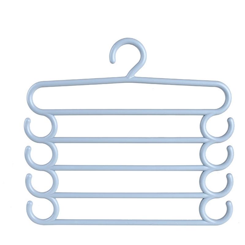 1PC Multi-Layer Storage Magic Pants Rack Home Dormitory Pants Hanging Storage Arrangement Hanging Pants Scarf
