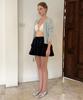 Sinun Double Frill Skirt (Navy)