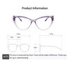 Transparent Pink Eyeglasses Frames Fashion Popular Anti Blue Light Computer Gaming Women's Glasses Without Prescription oculos