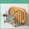 Stand Lid Rack Kitchen Pot Pan Organizer High Stability Multifunctional Spacesaving Kitchen Baking Tray Cutting Board Holder