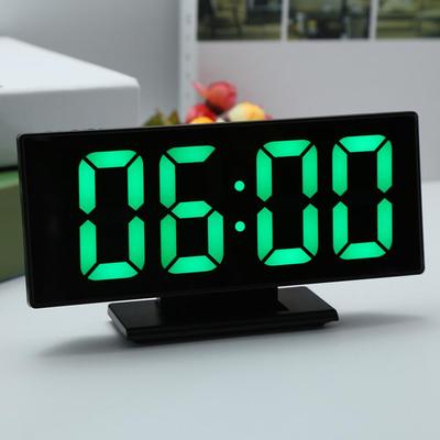 Καθρέφτης Snooze στο κομοδίνο Ψηφιακή ένδειξη θερμοκρασίας LED Ρολόι Ξυπνητήρι Δώρο